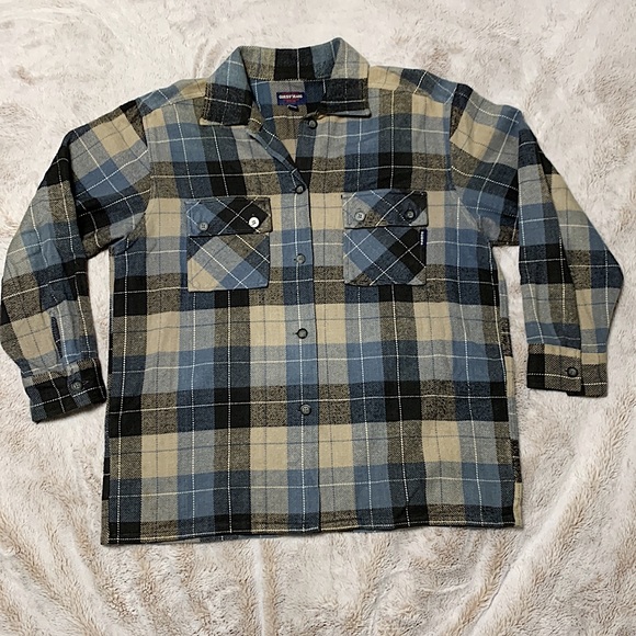 Guess plaid cotton shirt jacket (shacket) - Picture 1 of 10